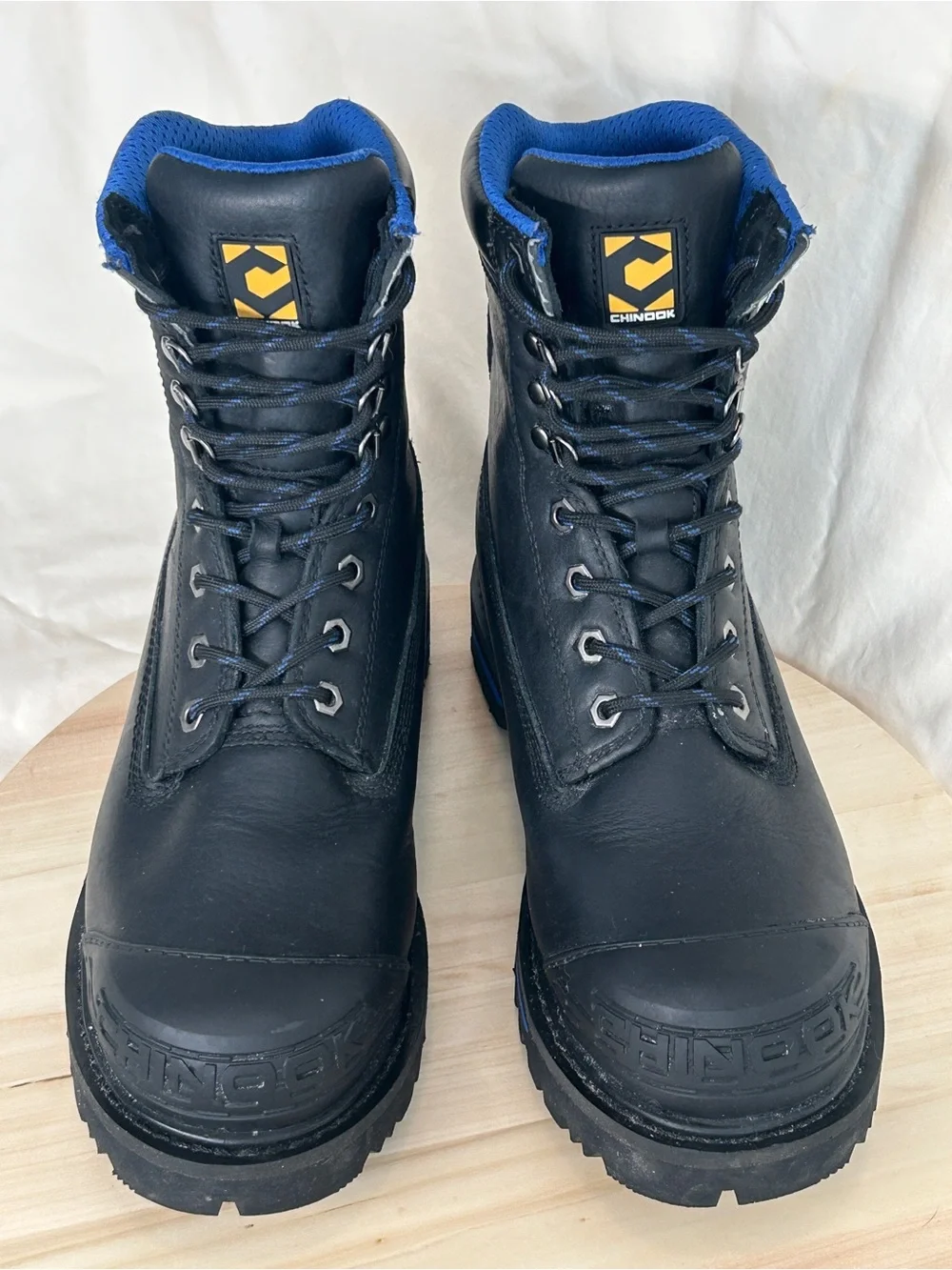 Chinook Tarantula Black Work Boots ASTM F2413-18 Safety Size 11.5